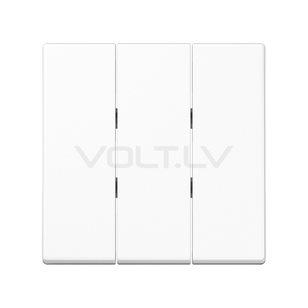 Taustiņš 1+1+1 "Balts" A