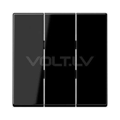 Taustiņš 1+1+1 "Melns" A