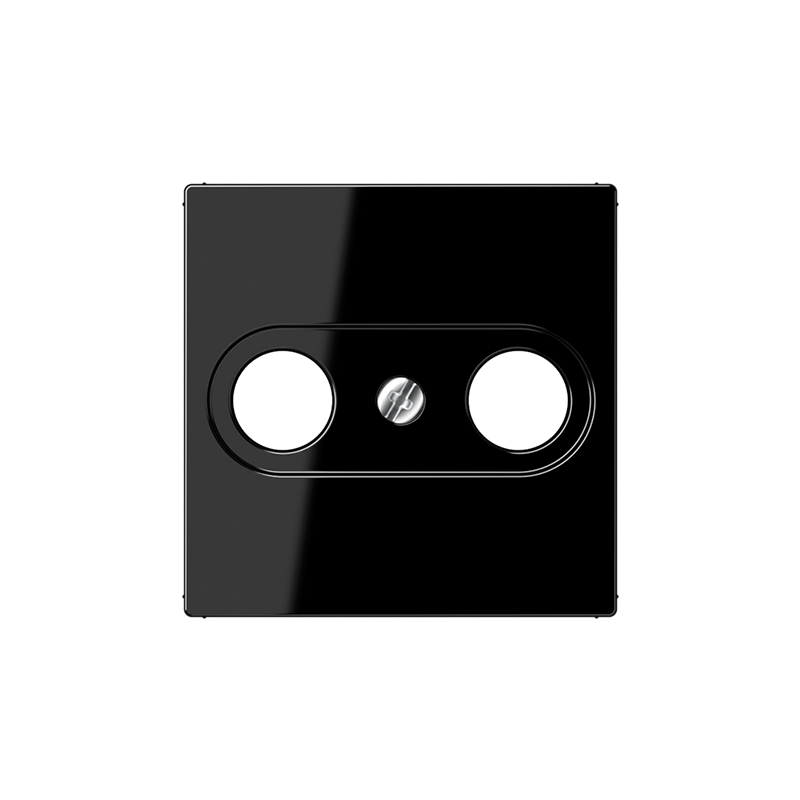 Centrālplate TV+SAT "Melns" A