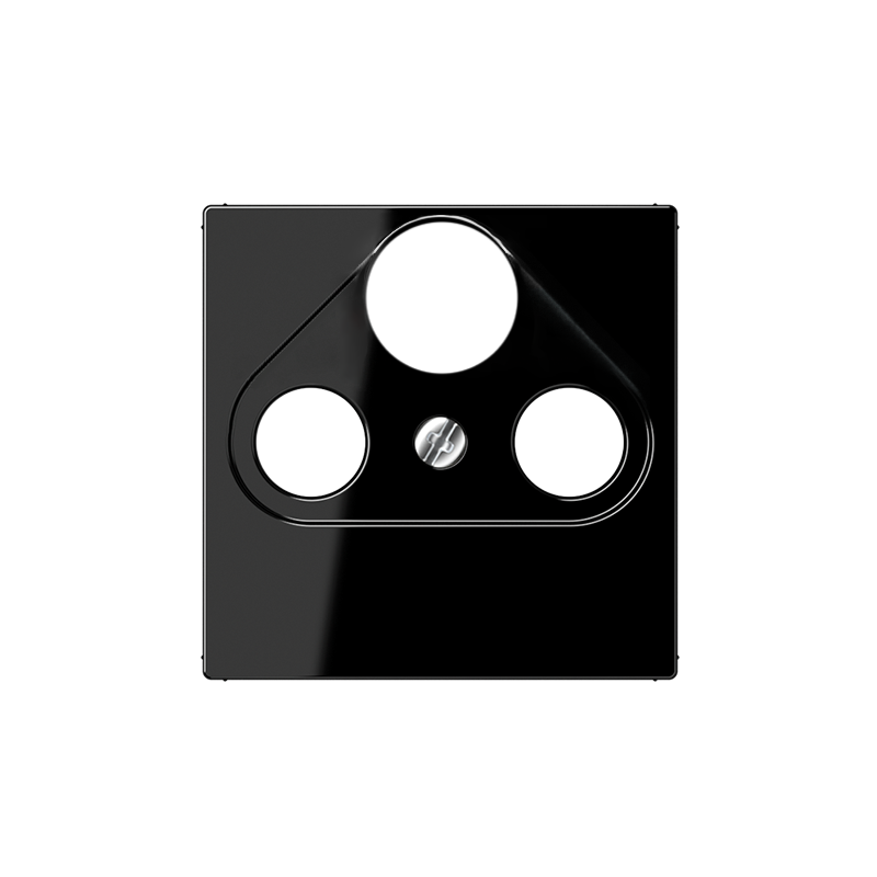 Centrālplate TV+SAT+FM "Melns" A