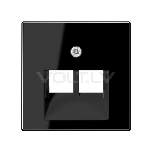 Centrālplate 1+1 Data "Melns" A