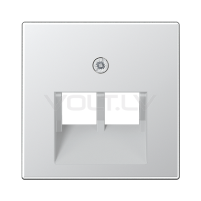 Centrālplate 1+1 Data "Alumīnijs" A