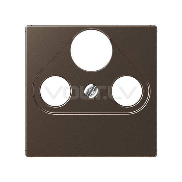 Centrālplate TV+SAT+FM "Mokko" A