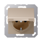 Розетка с/з с крышкой "Шампанский" A