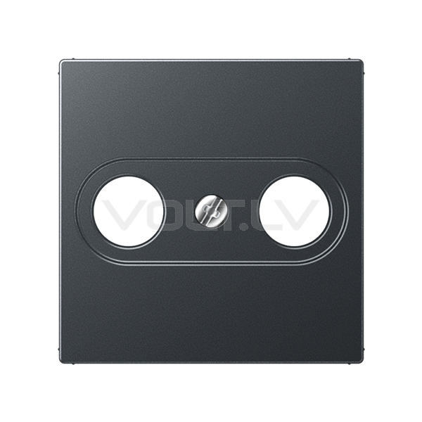 Centrālplate TV+SAT "Antracīts" A