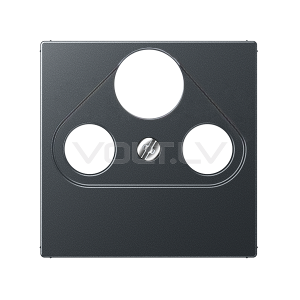 Centrālplate TV+SAT+FM "Antracīts" A