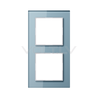 2V Rāmīs "Pelēks Zils Stikls" A Creation