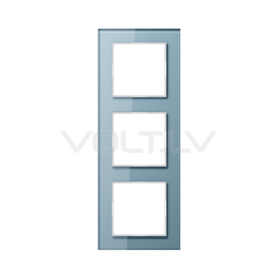 3V Rāmīs "Pelēks Zils Stikls" A Creation