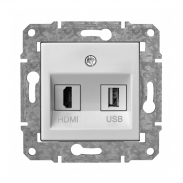 Розетки для HDMI и USB